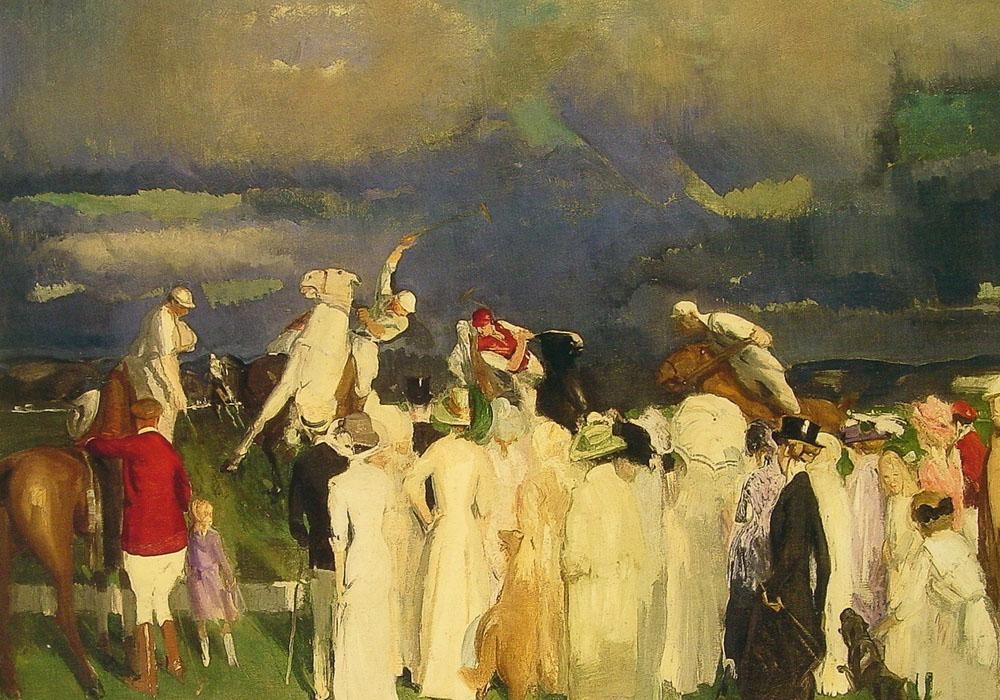 George Bellows Polo Crowd